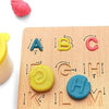 WOODEN ALPHABET TRACING BOARD