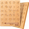 WOODEN ALPHABET TRACING BOARD