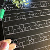 Personalised Write and Wipe Alphabet Board - Manuscript