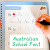 Aussie Magic Groove Handwriting Copy Books ( Set of 4 books + Pen)