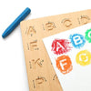 WOODEN ALPHABET TRACING BOARD